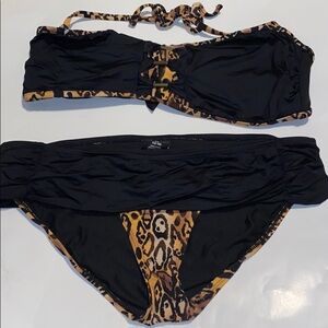 Leopard print bikini